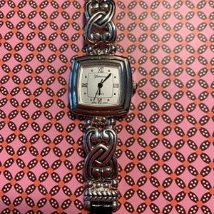 Brighton/Geneva Santa Rosa Silver Watch-WORKING